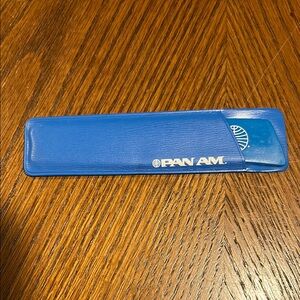 VTG! Pan Am Blue Comb with Case/ Sleeve